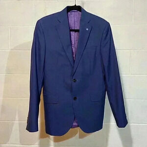 NEW Ted Baker London Endurance Roger SPJ Men's Sports Blazer‎ 38R Blue Cocktail